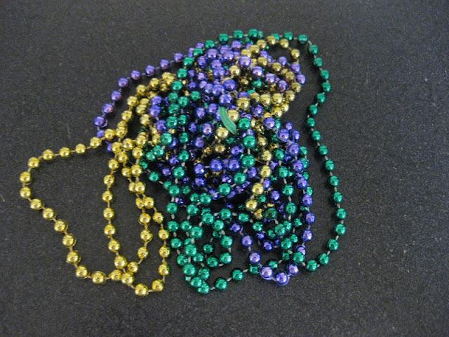 Mardi gras beads
