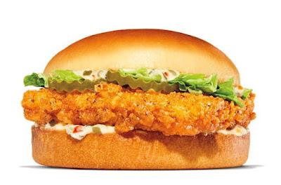 Burger King's Fiery Big Fish sandwich.