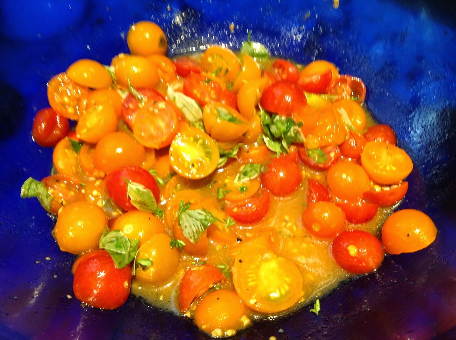 marinated cherry tomato sauce