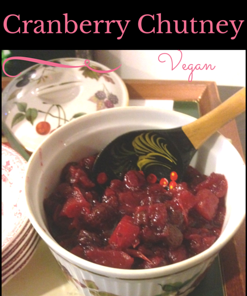 cranberry Chutney Thanksgiving cranberry sauce