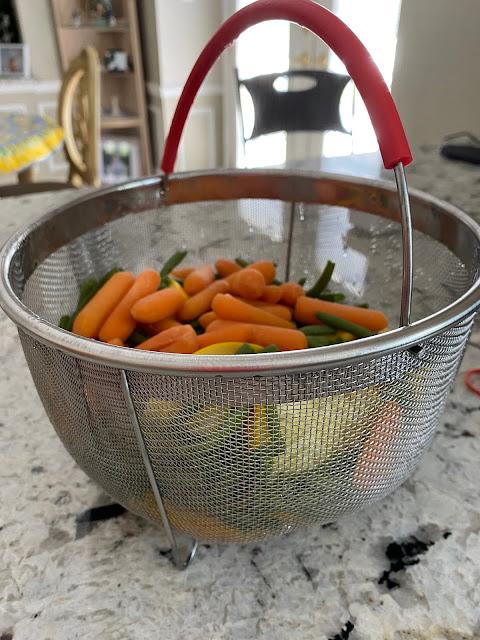 large steamer basket for Instant Pot