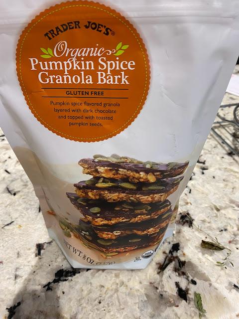 pumpkin granola in a bag