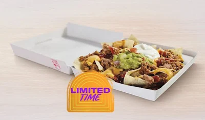 Taco Bell Loaded Beef Nachos.