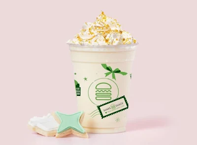 Shake Shack 2023 Christmas Cookie Shake.