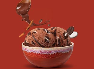 Baskin-Robbins Mexican Chocolate Brownie ice cream.