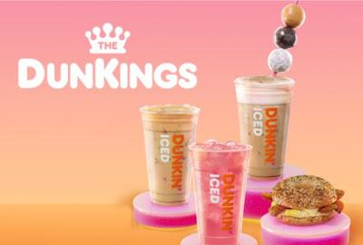 Dunkin's new DunKings menu items.