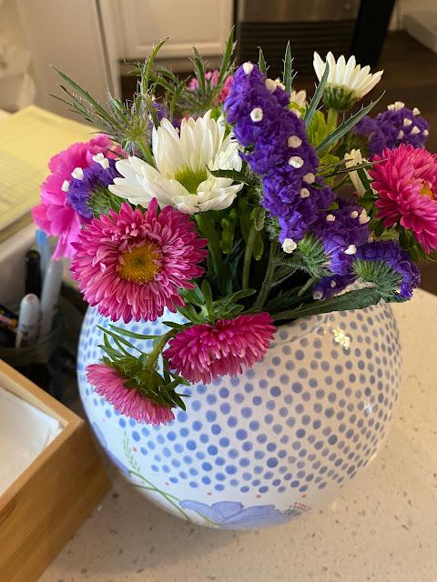 flower arrangement in a vase