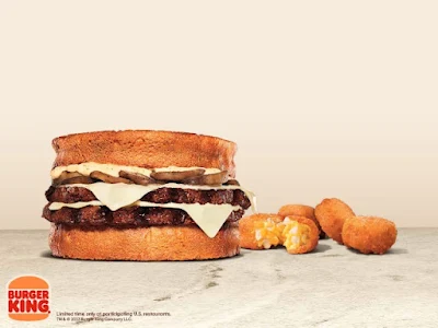 Burger King's Shroom n' Swiss Melt and Cheesy Tots.