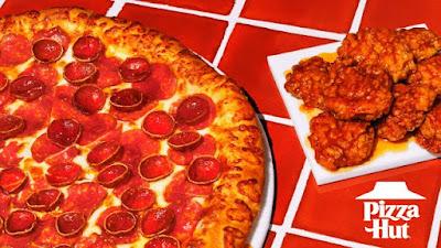 Pizza Hut's new Hot Honey Pizza and Hot Honey Wings.