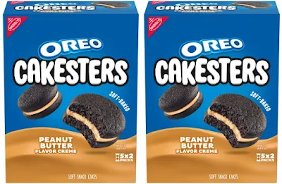 Peanut Butter Oreo Cakester packaging.