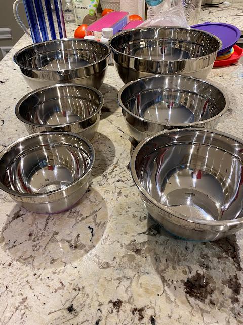 stainless steel bowls