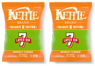 Bags of Kettle Brand 7-Layer Dip potato chips.