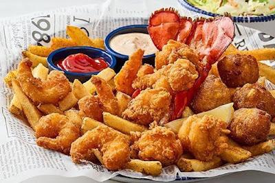 Red Lobster's Crispy Lobster & Shrimp Stack.