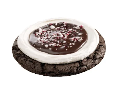 Crumbl Candy Cane Brownie Cookie