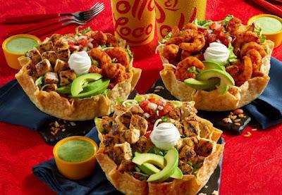 El Pollo Loco's Double Baja Shrimp Tostadas.