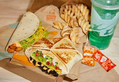 Taco Bell Veggie Bulid-Your-Own-Cravings Box.