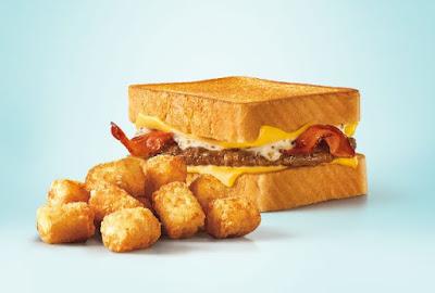 Sonic Bacon Peppercorn Ranch Grilled Cheese Sandwich.