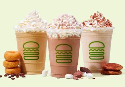 Shake Shack 2024 winter shake trio.