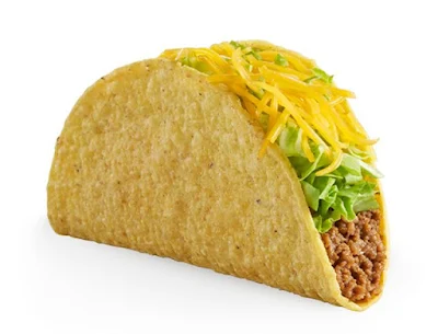 Del Taco crunchy Snack Taco.