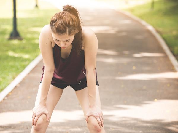 Woman Recovering During Workout | Dizzy After Workout