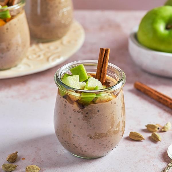 Snickerdoodle Shakeology chia pudding