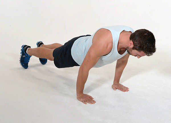 Man Does Planche Push Ups | Push Up Variations