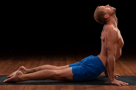 Man Holds Upward Facing Dog | Backbends