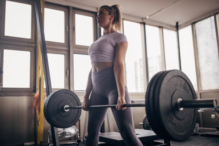 Woman Does Deadlifts | Deload Week