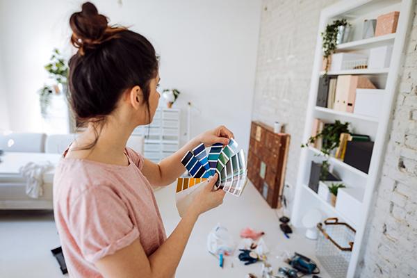 Woman Picks Paint Color | Daily Meditation Tips