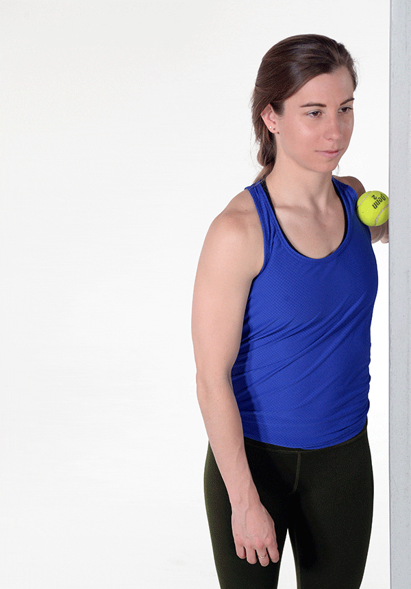 tennis ball stretch | sore arms