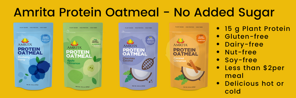 Amrita Foods Overnight Protein Oats No Added Sugar