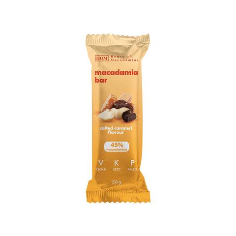 House of Macadamia salted caramel macadamia bar