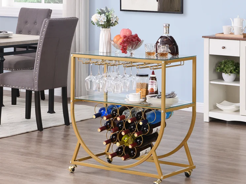 bar cart for wine