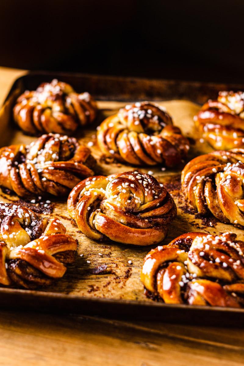 vegan kanelbullar side