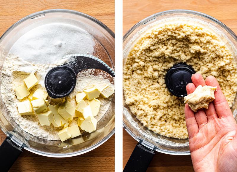 vegan custard tart food processor pastry