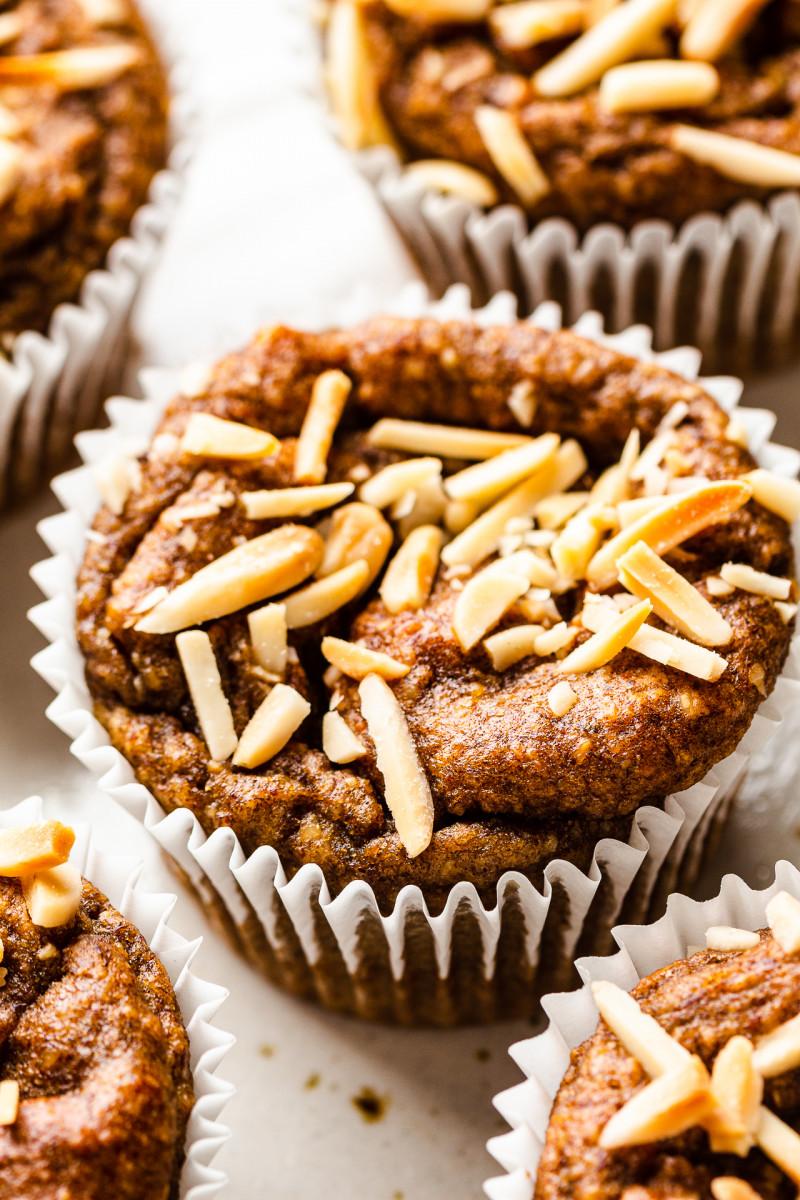 sugar free banana muffins vegan