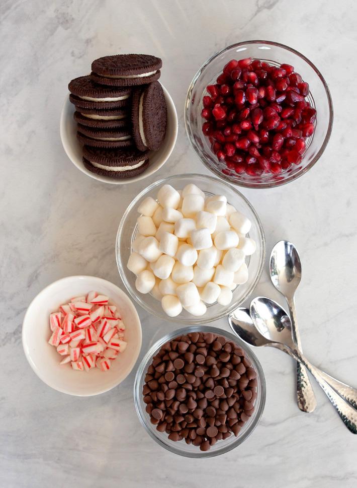 Hot Chocolate Bar Topping Ideas