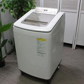 パナソニック 縦型洗濯乾燥機 NA-FD80H5-N シャンパン]2017年製 Panasonic 洗濯機 店頭引取大歓迎♪ R3019)