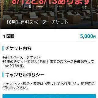 つま恋プールの有料席チケット