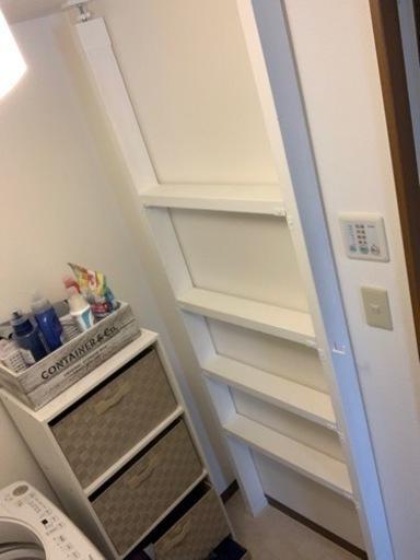 賃貸でもできるつっぱり棒タオルラック