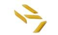 Four pieces of dried penne