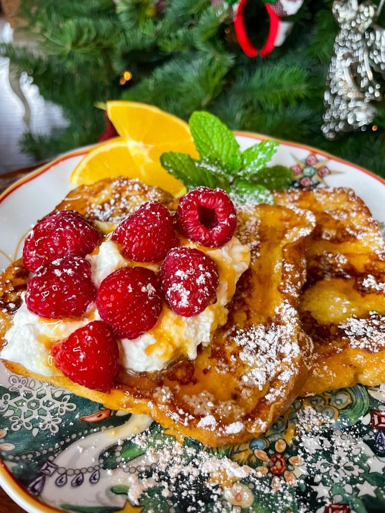 Eggnog French Toast | Christmas Breakfast Idea