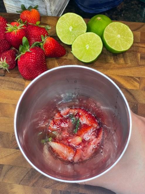 Strawberry Spritz Cocktail