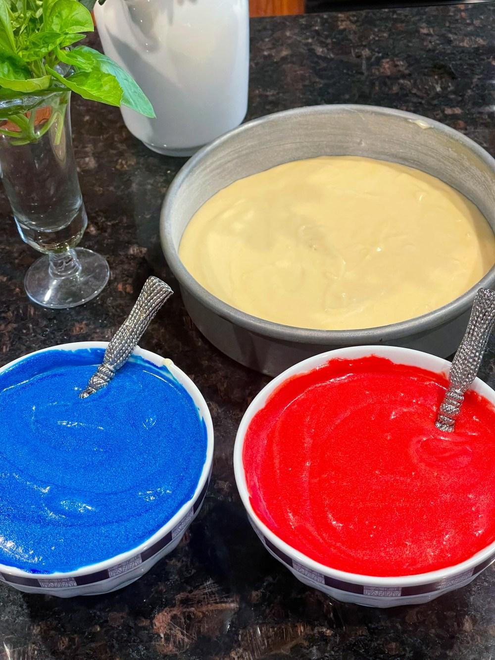 Red White and Blue Cake | 4th of July Dessert