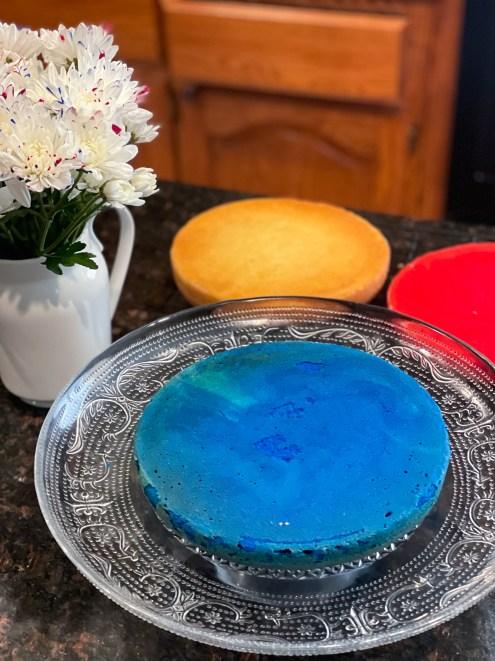 Red White and Blue Cake | 4th of July Dessert
