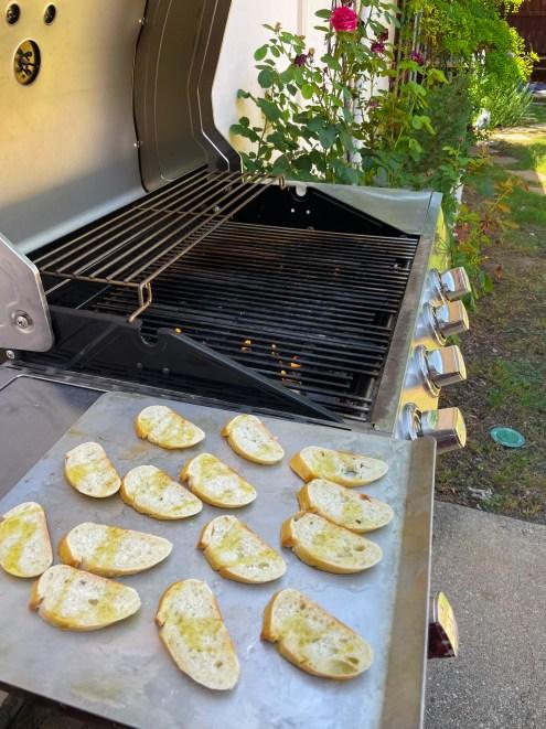 Mascarpone Peach Crostini