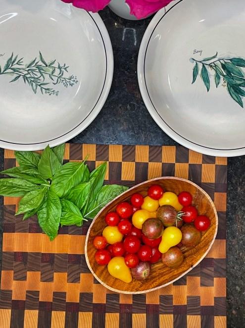 Burrata Cherry Tomato Caprese