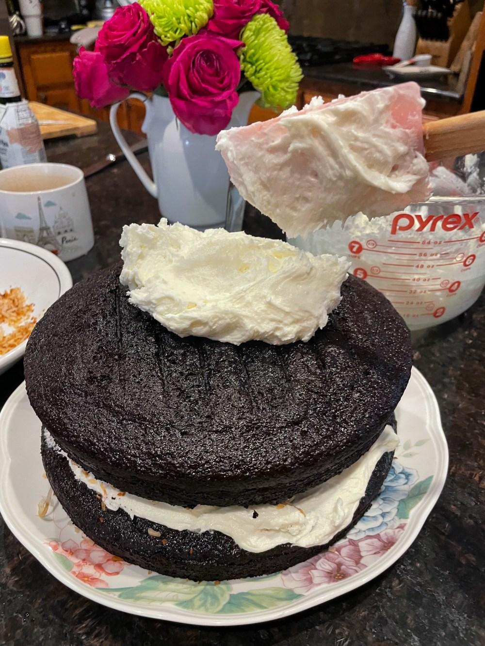 Chocolate Coconut Cake