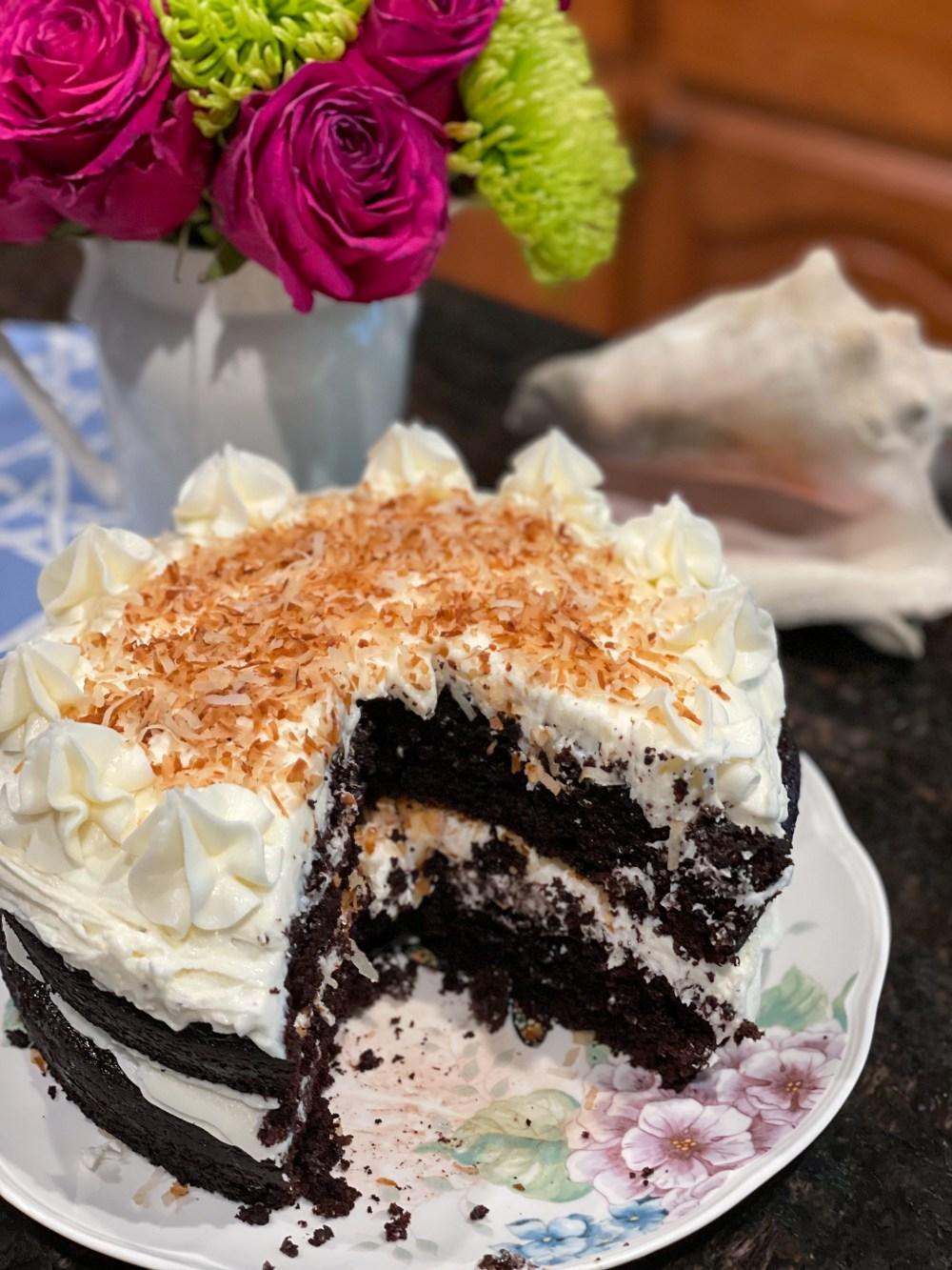 Chocolate Coconut Cake