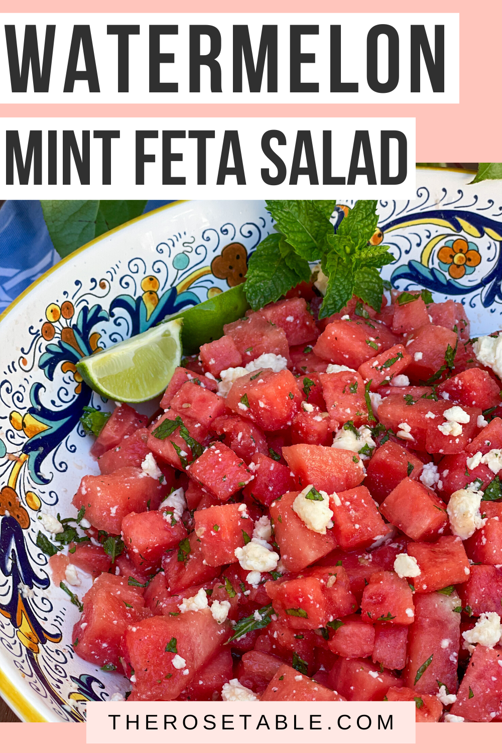 Watermelon Feta Salad 